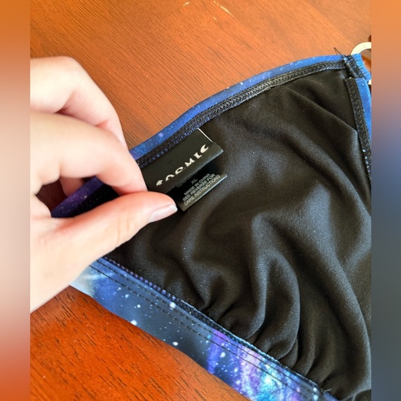 Cosmic Aura® Galaxy O-Ring Halter Swim Top, size XL - Picture 5 of 8